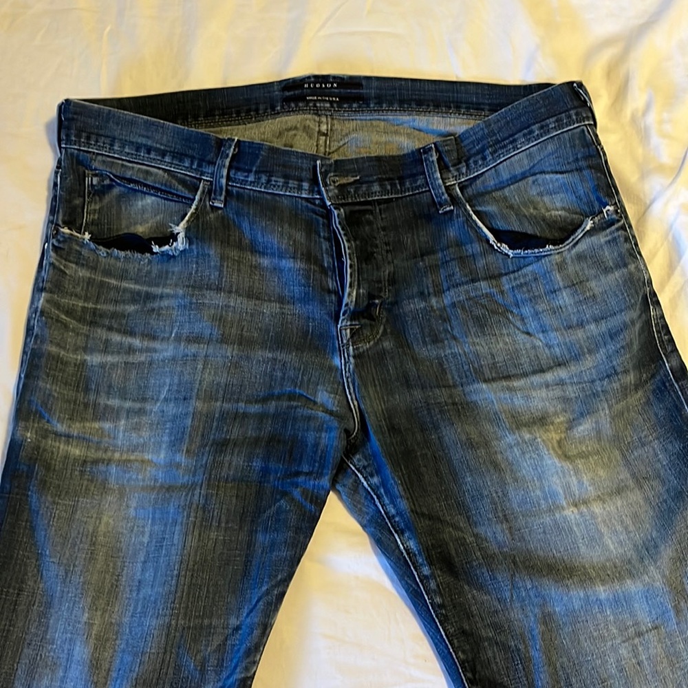 Hudson mends jeans size 38